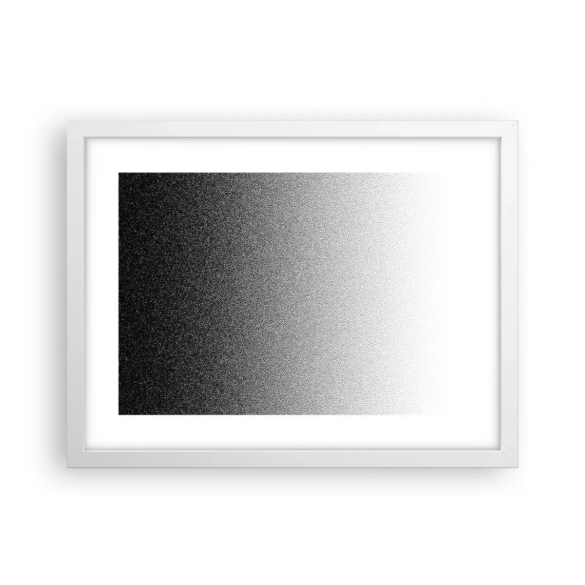 Pôster em moldura branca - Em direção à luz - 40x30 cm