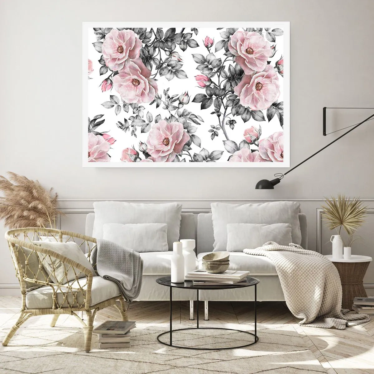 Pôster - Perder-se nas rosas - 91x61 cm