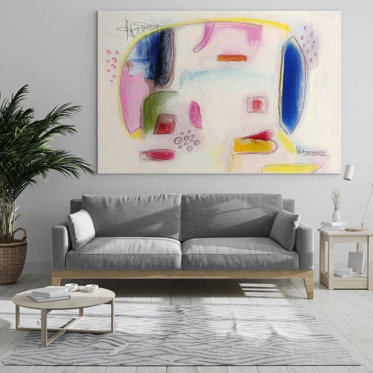 Quadro em vidro - Mais convexo do que côncavo ou plano - 100x70 cm