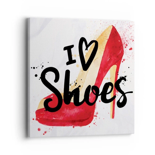 Quadro em tela - O amor tem muitos nomes - 40x40 cm