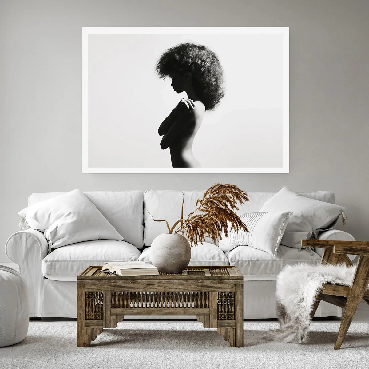 Pôster - Como uma flor em um caule fino - 91x61 cm