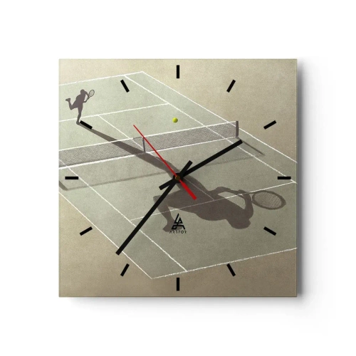 Relógio de parede - Relógio em vidro - Supera-te - 30x30 cm