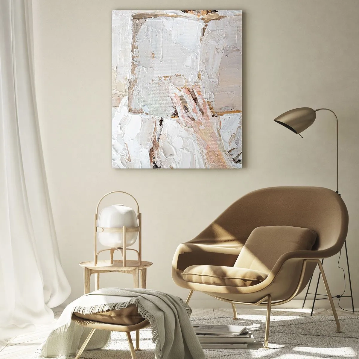 Quadro em vidro - Em outro mundo - 50x70 cm