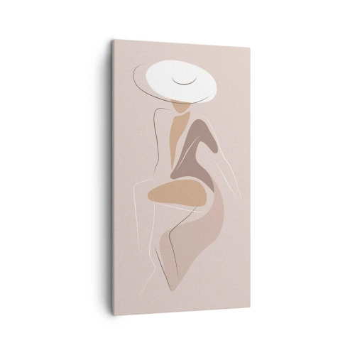 Quadro em tela - Ser uma dama - 45x80 cm