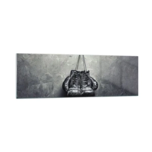 Quadro em vidro - Tempo de luta e tempo de paz - 160x50 cm