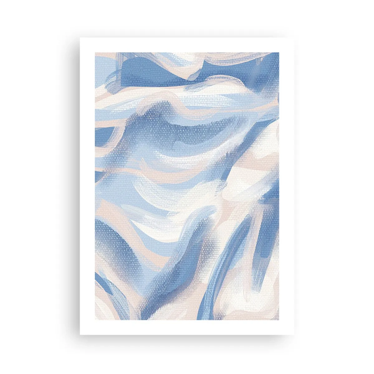 Pôster - Ondas azuis - 50x70 cm