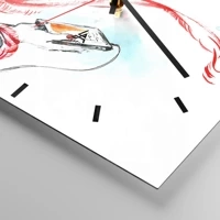 Mostrador com traços