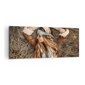 Quadro em tela - A caminho do verão do amor - 100x40 cm