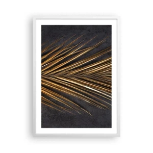 Pôster em moldura branca - Ouro dos trópicos - 50x70 cm