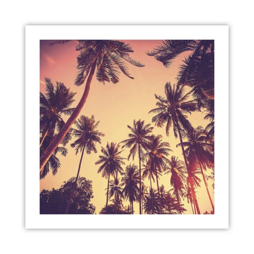 Pôster - Variação tropical - 50x50 cm
