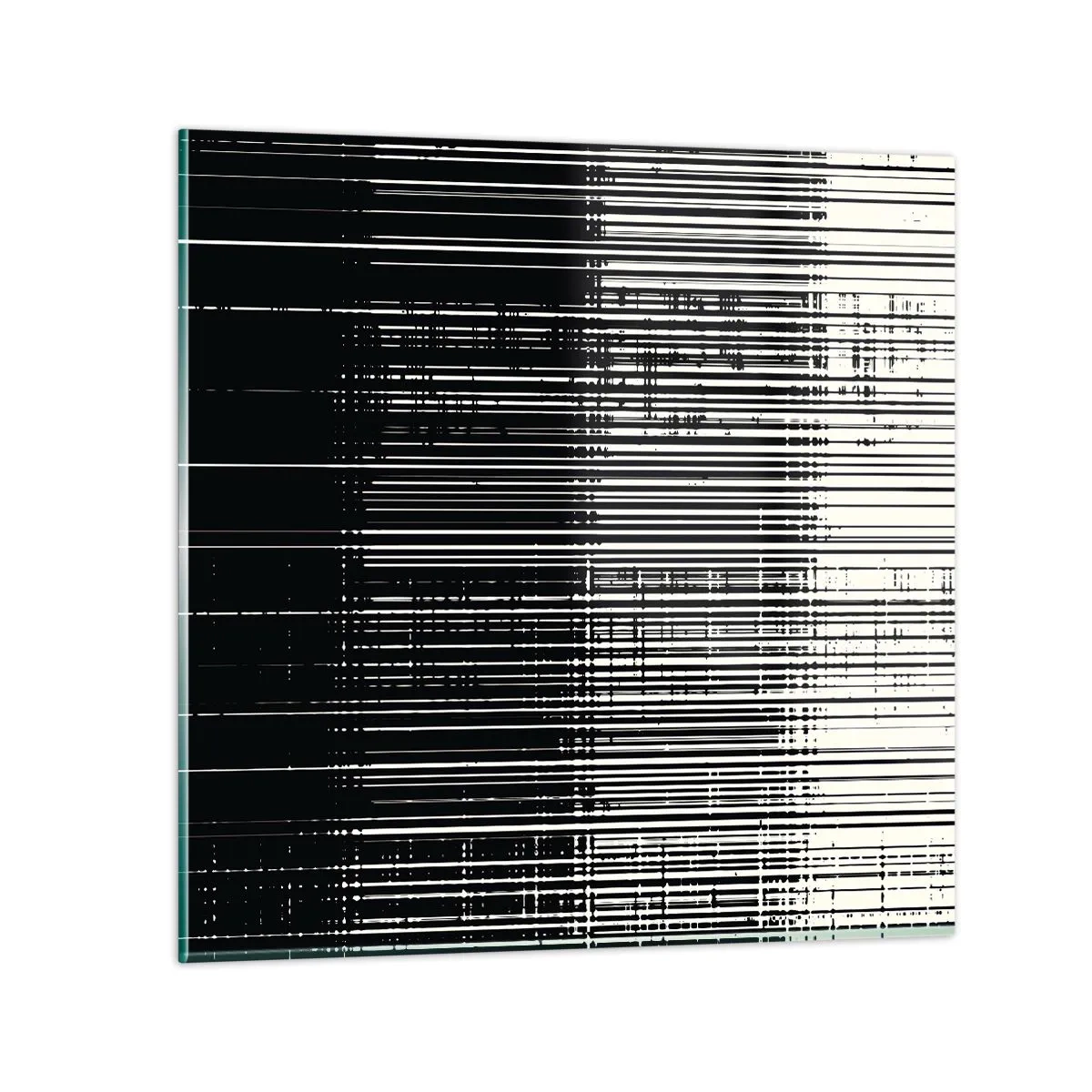 Quadro em vidro - Ondas e vibrações - 30x30 cm