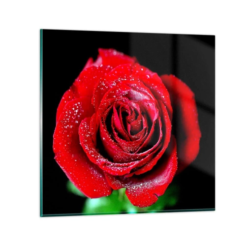Quadro em vidro - Isso é amor - 70x70 cm