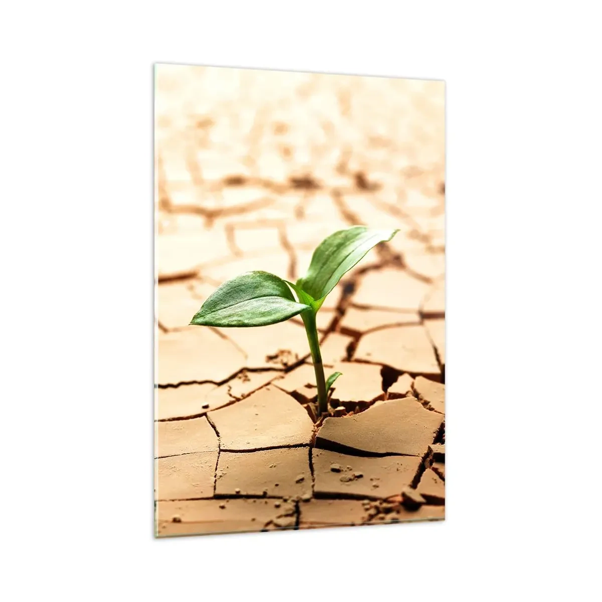 Quadro em vidro - A força indomável da vida - 80x120 cm