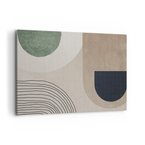 Quadro em tela - A gentileza do oval - 100x70 cm