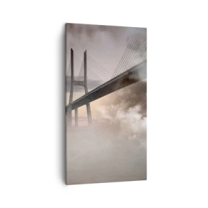 Quadro em tela - No rio que não existe - 45x80 cm