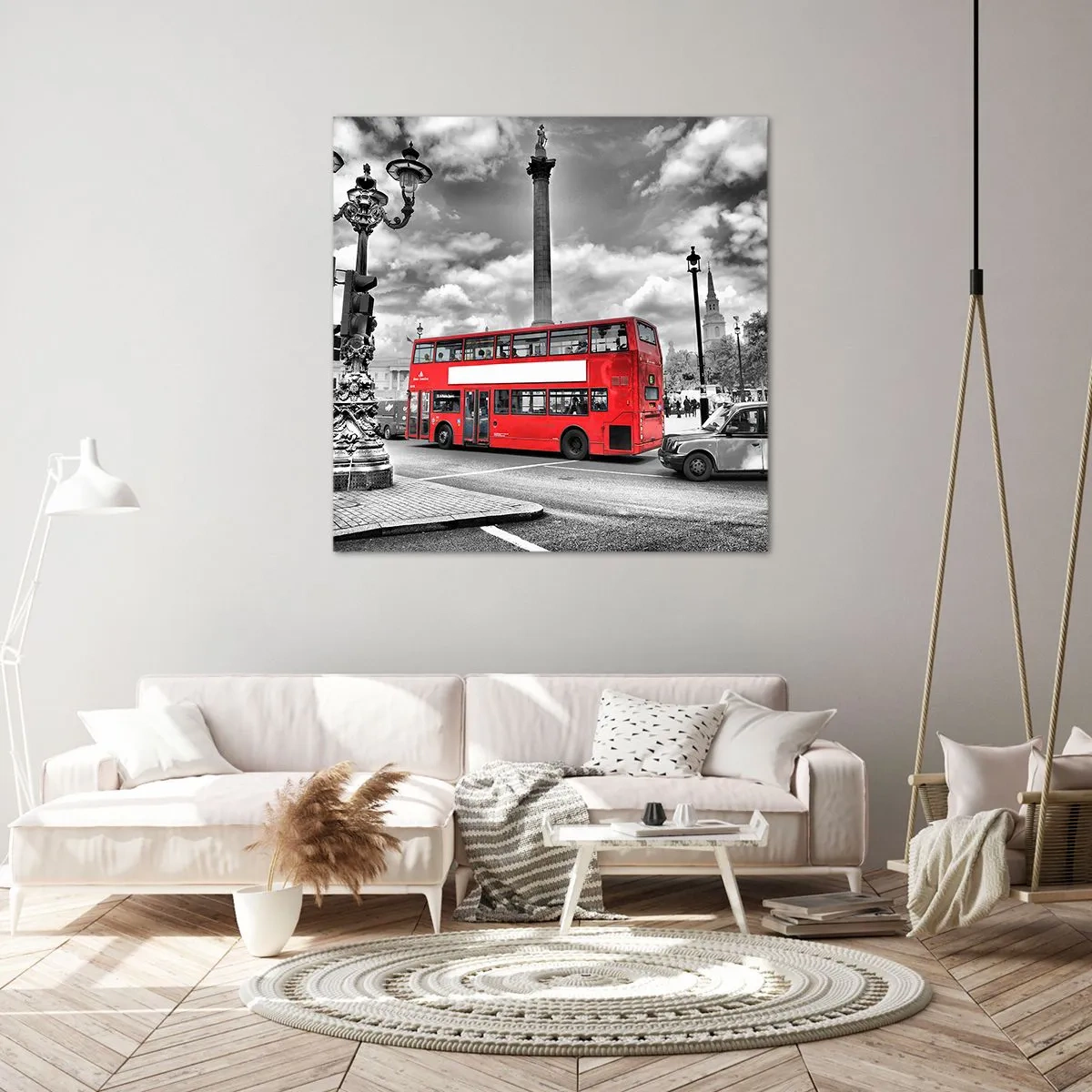 Quadro em tela - A verdadeira corrente sanguínea da cidade - 70x70 cm