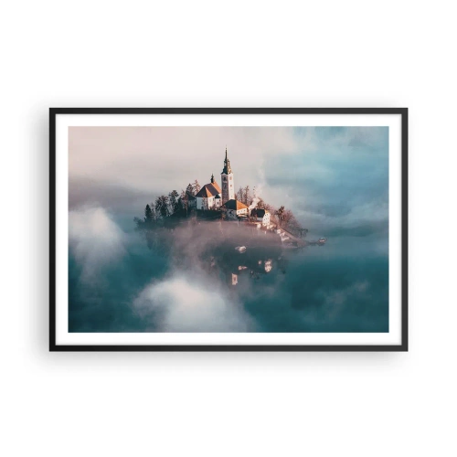 Pôster com moldura preta - A ilha dos Sonhos - 91x61 cm