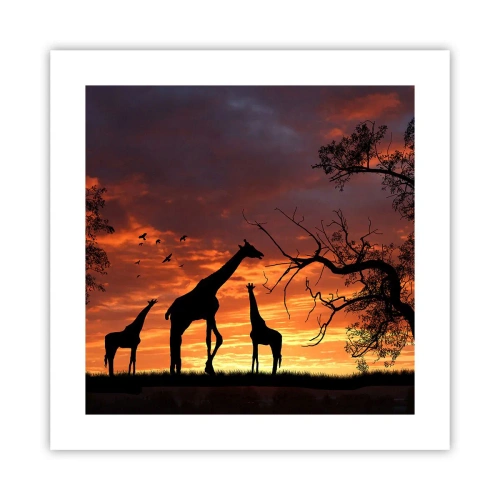 Pôster - Um pequeno jantar com seus entes queridos - 40x40 cm