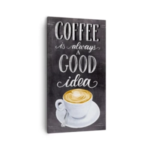 Quadro em tela - Claro! - 45x80 cm