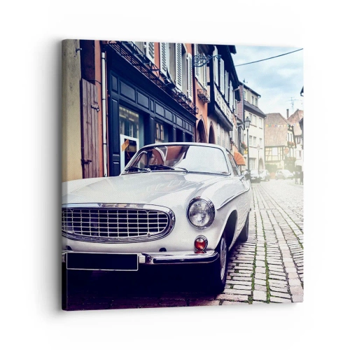 Quadro em tela - O passado é hoje - 30x30 cm