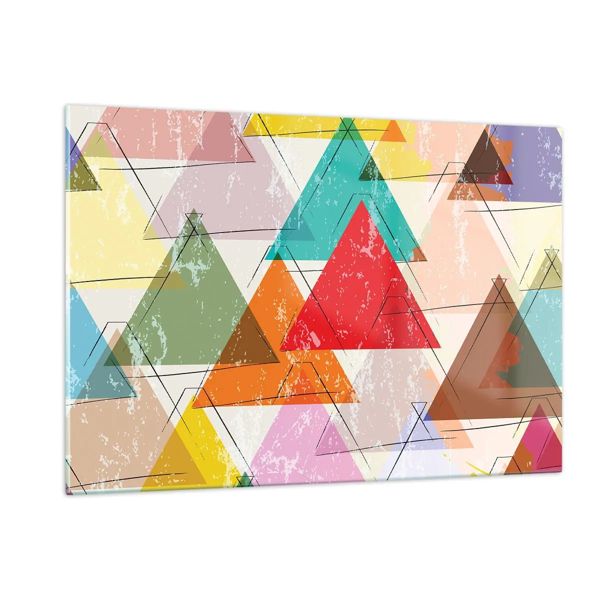 Quadro em vidro - Três por três - 120x80 cm