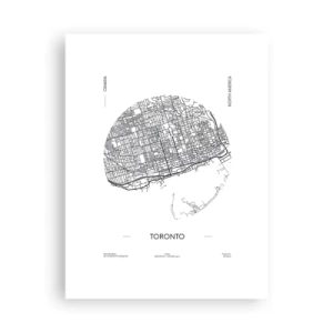 Pôster - Anatomia de Toronto - 30x40 cm