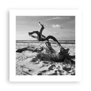 Pôster - Escultura do mar - 40x40 cm