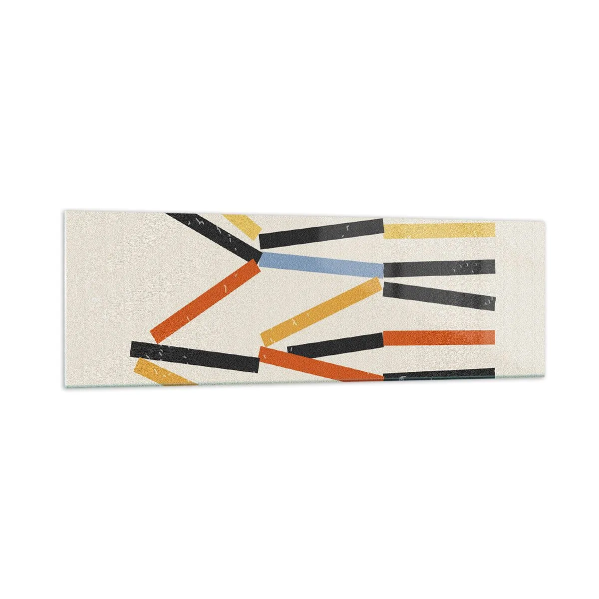 Quadro em vidro - Composição ao nível - 160x50 cm