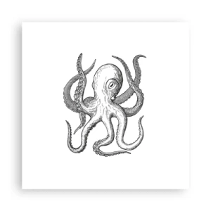 Pôster - Dançando com as ondas - 40x40 cm