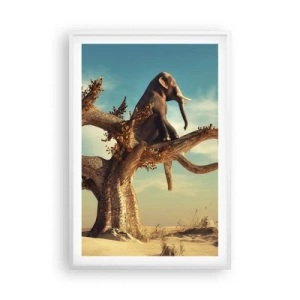 Pôster em moldura branca - Um novo ponto de vista - 61x91 cm