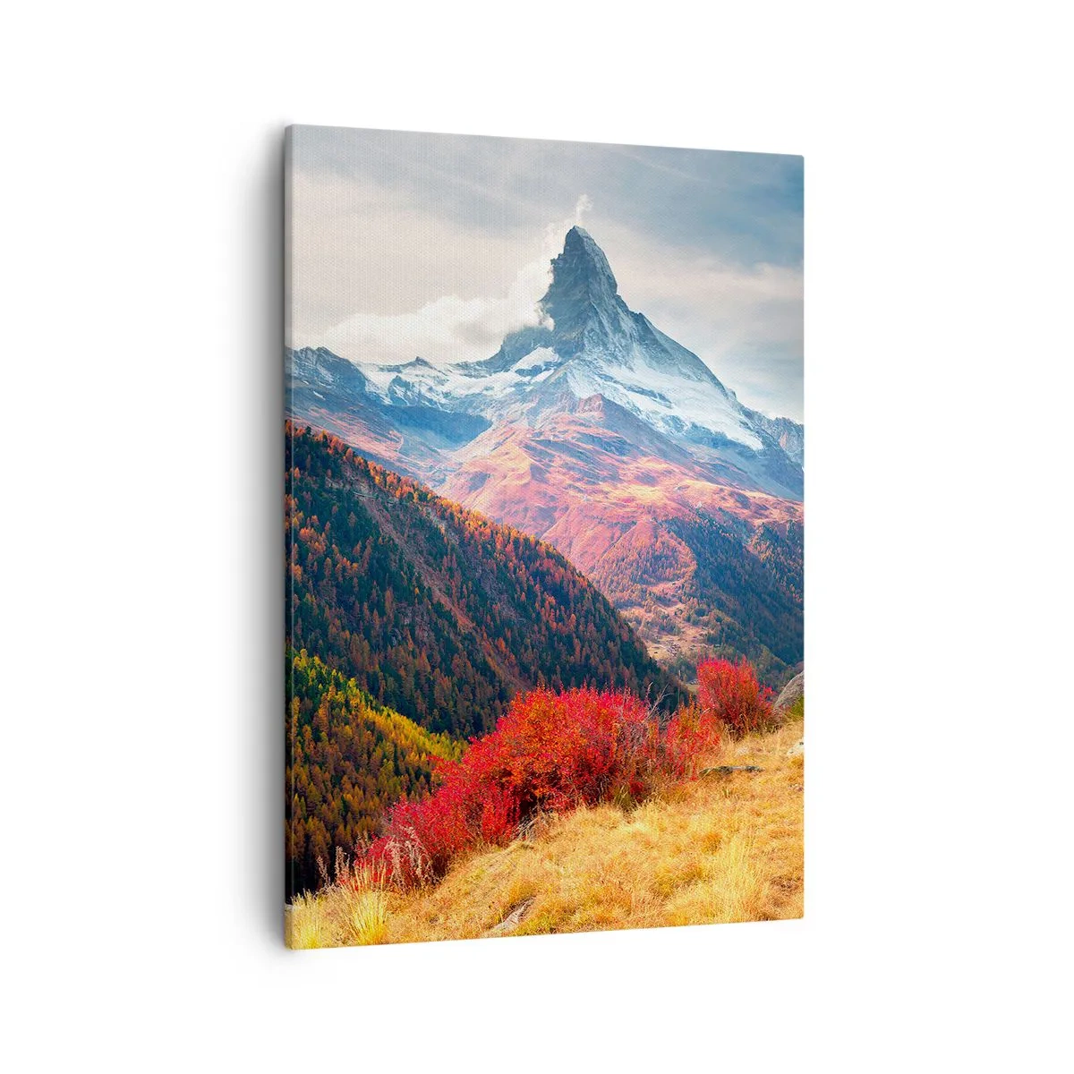 Quadro em tela - Outono alpino - 50x70 cm