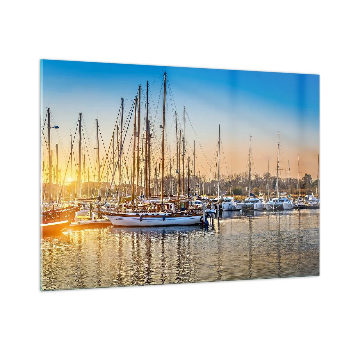 Quadro em vidro - O vento também deve dormir - 100x70 cm