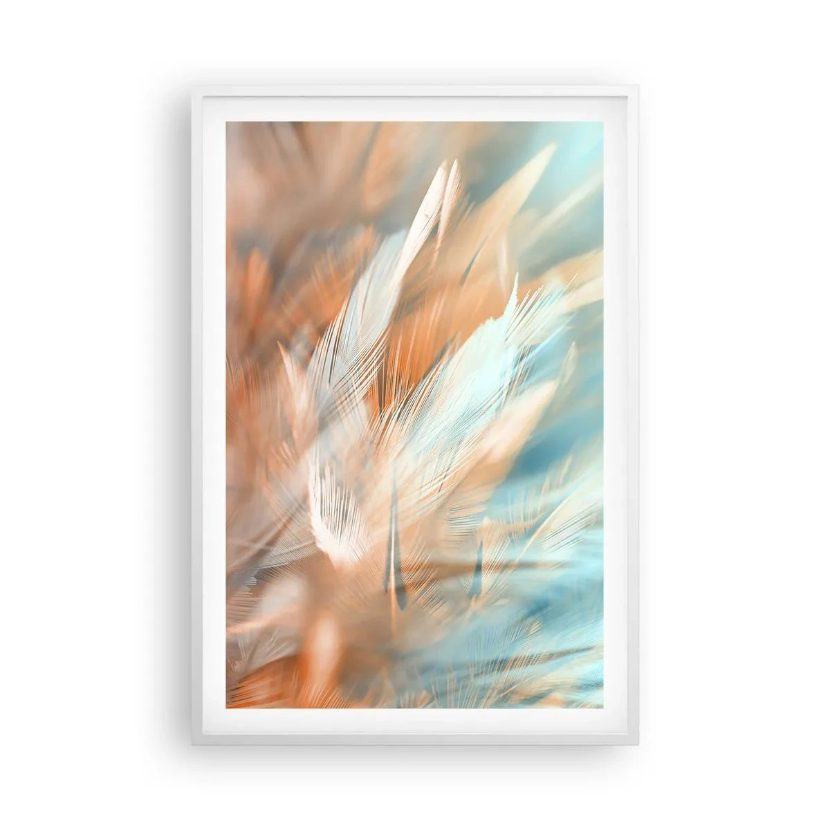 Pôster em moldura branca - Na terra da gentileza - 61x91 cm