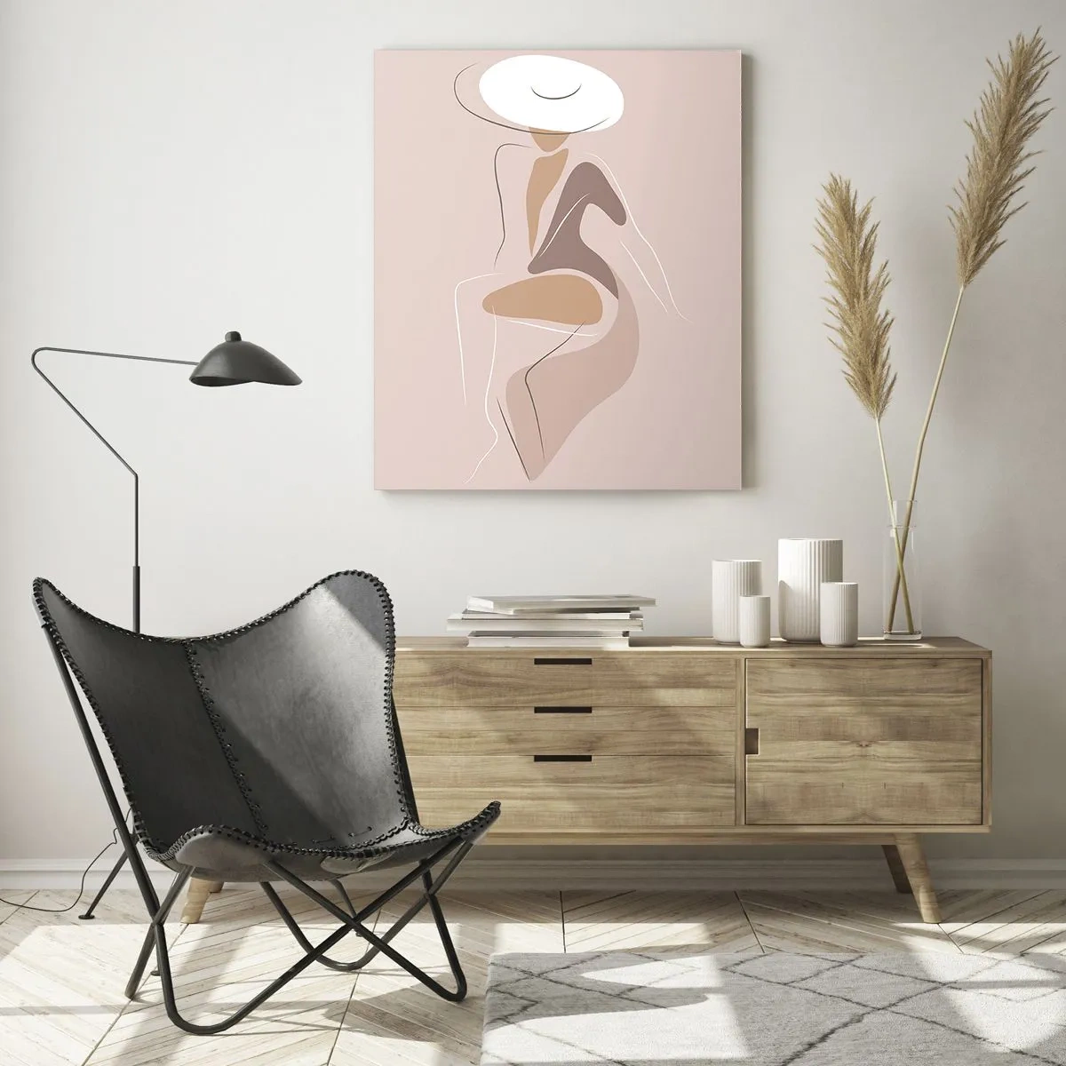 Quadro em vidro - Ser uma dama - 50x70 cm