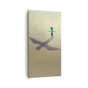 Quadro em tela - Herói do futuro - 65x120 cm