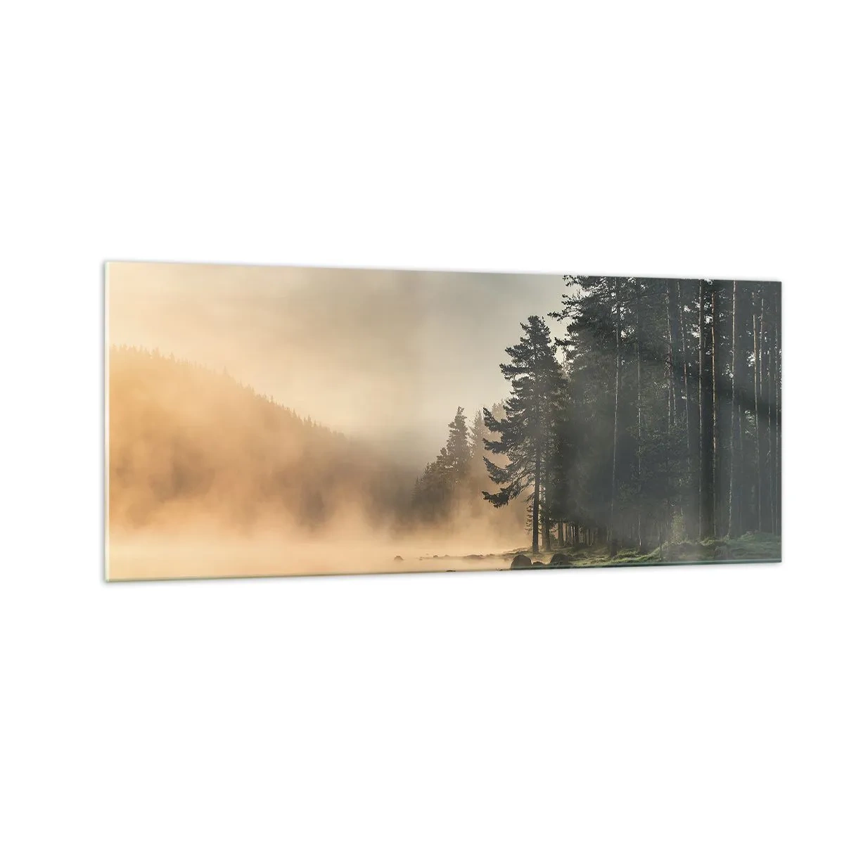 Quadro em vidro - O nascimento do dia - 100x40 cm
