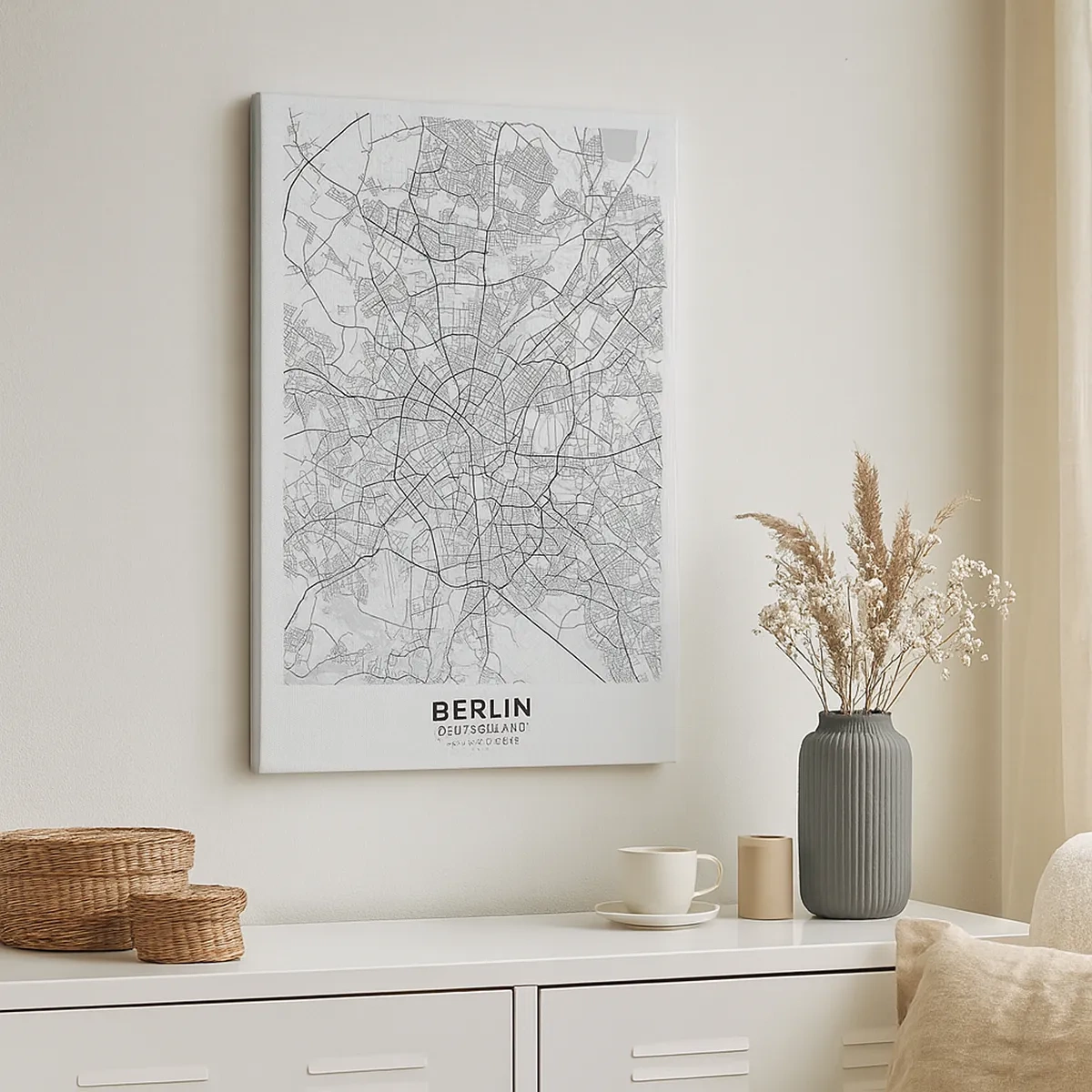 Quadro em tela - Flor de Berlim - 50x70 cm