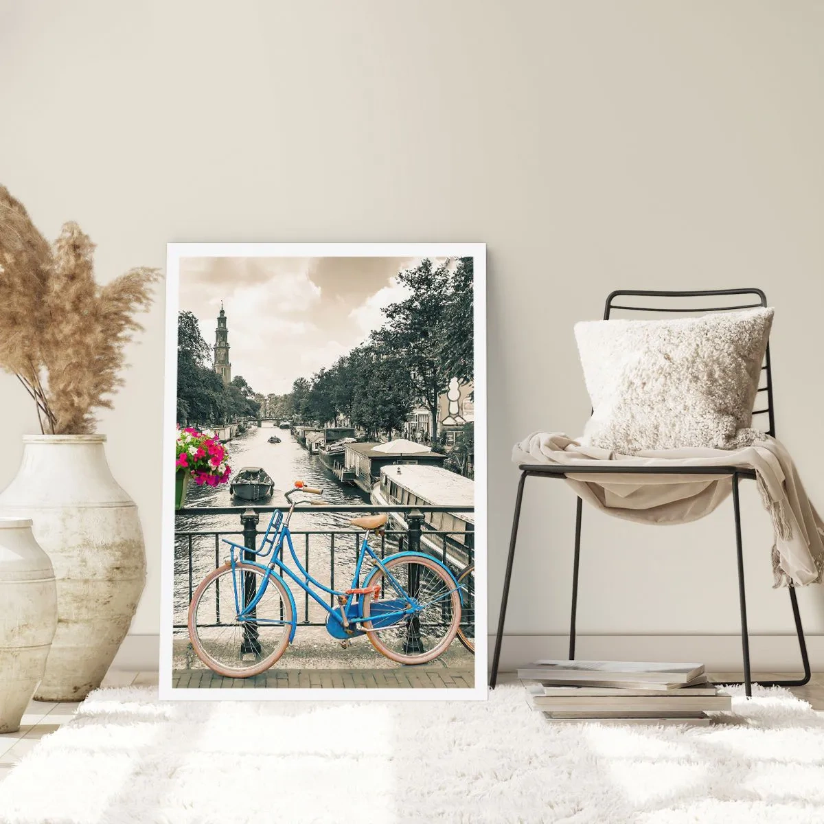 Pôster - Cores da rua de Amsterdã - 70x100 cm