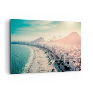 Quadro em tela - Férias eternas no Rio - 120x80 cm