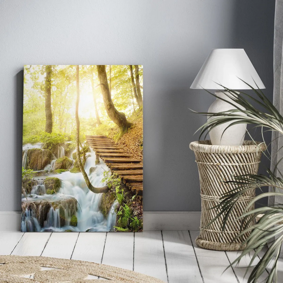 Quadro em tela - O desejado refresco - 50x70 cm