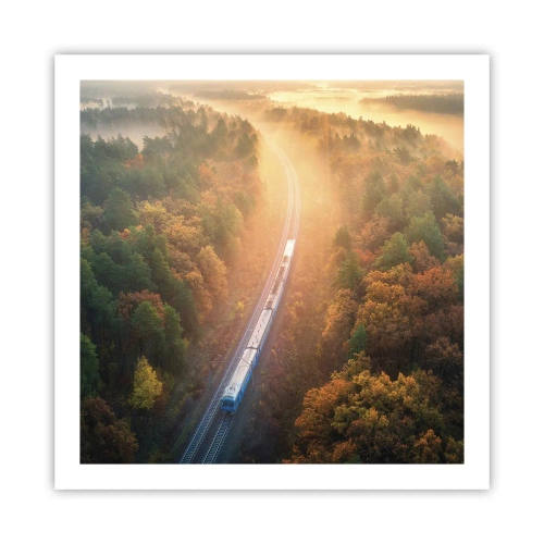 Pôster - Uma viagem de outono - 60x60 cm