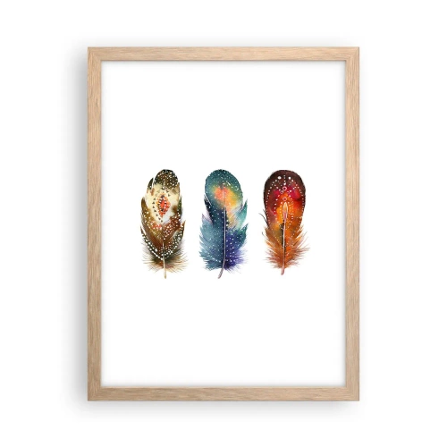 Pôster com moldura de carvalho claro - Rituais, ritos, mistérios - 30x40 cm