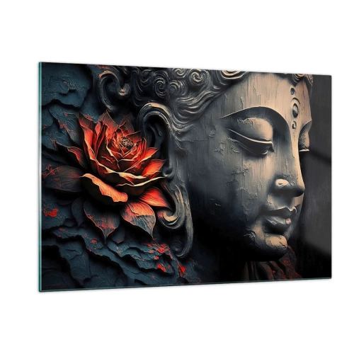 Quadro em vidro - Em harmonia com o mundo - 120x80 cm