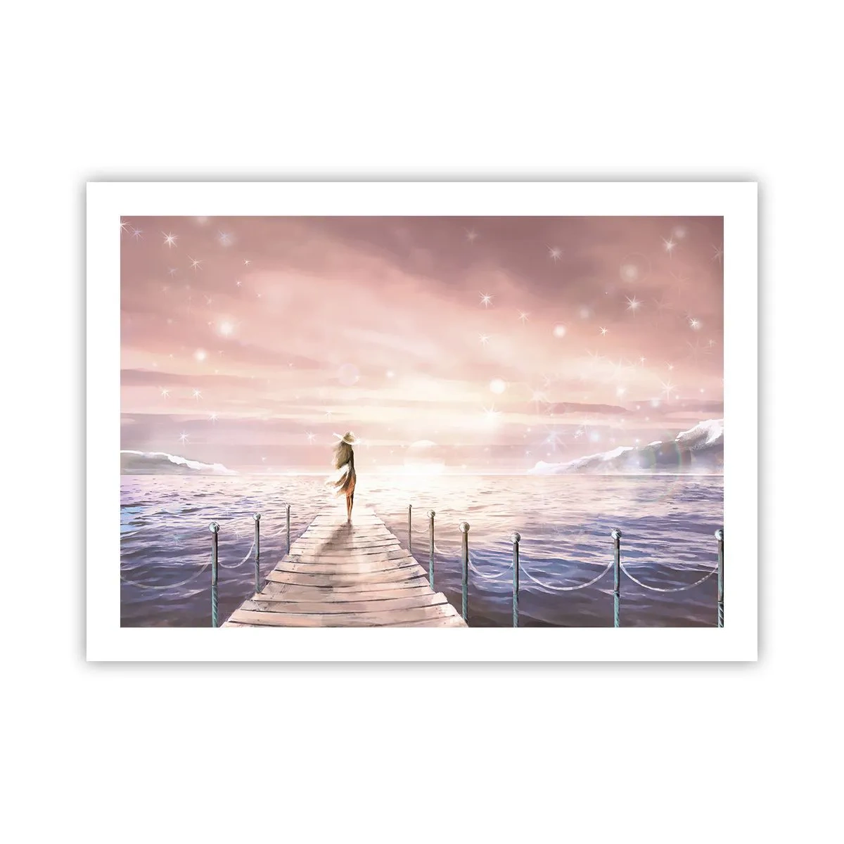 Pôster - À luz de um sonho - 70x50 cm