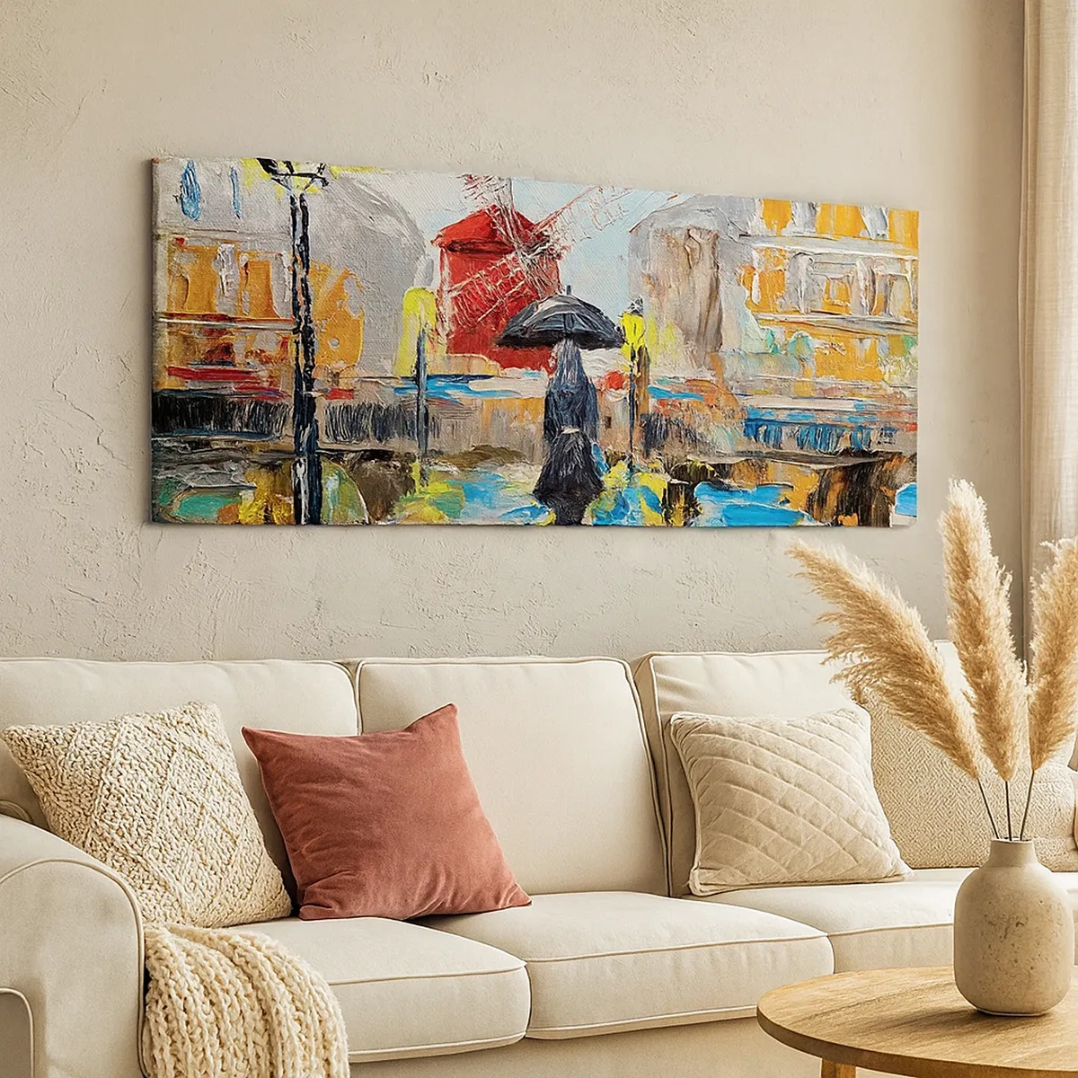 Quadro em tela - Lendas parisienses - 30x30 cm