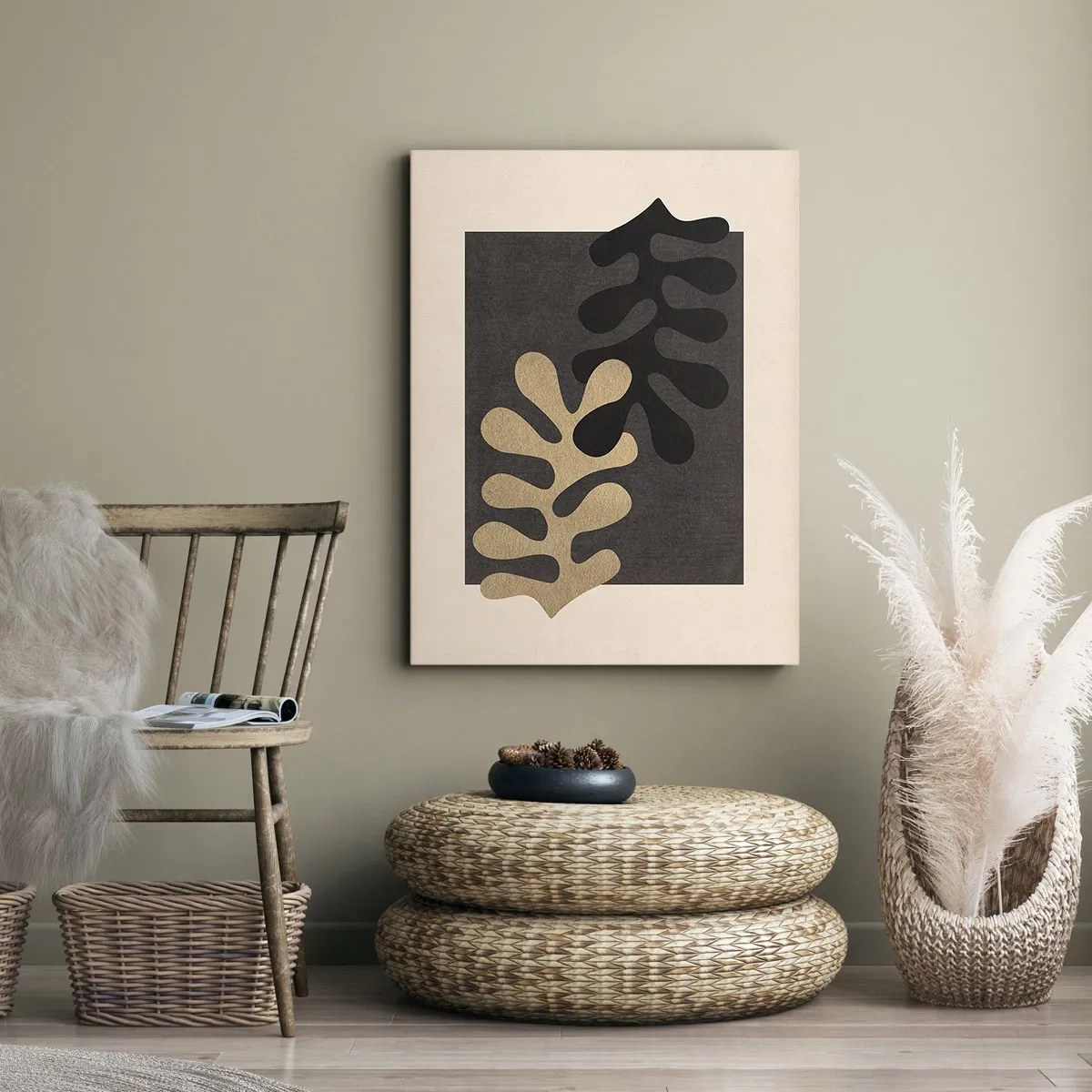Quadro em tela - Ausência e complemento - 50x70 cm