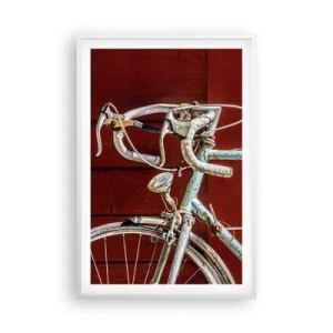 Pôster em moldura branca - Feito para vencer - 61x91 cm