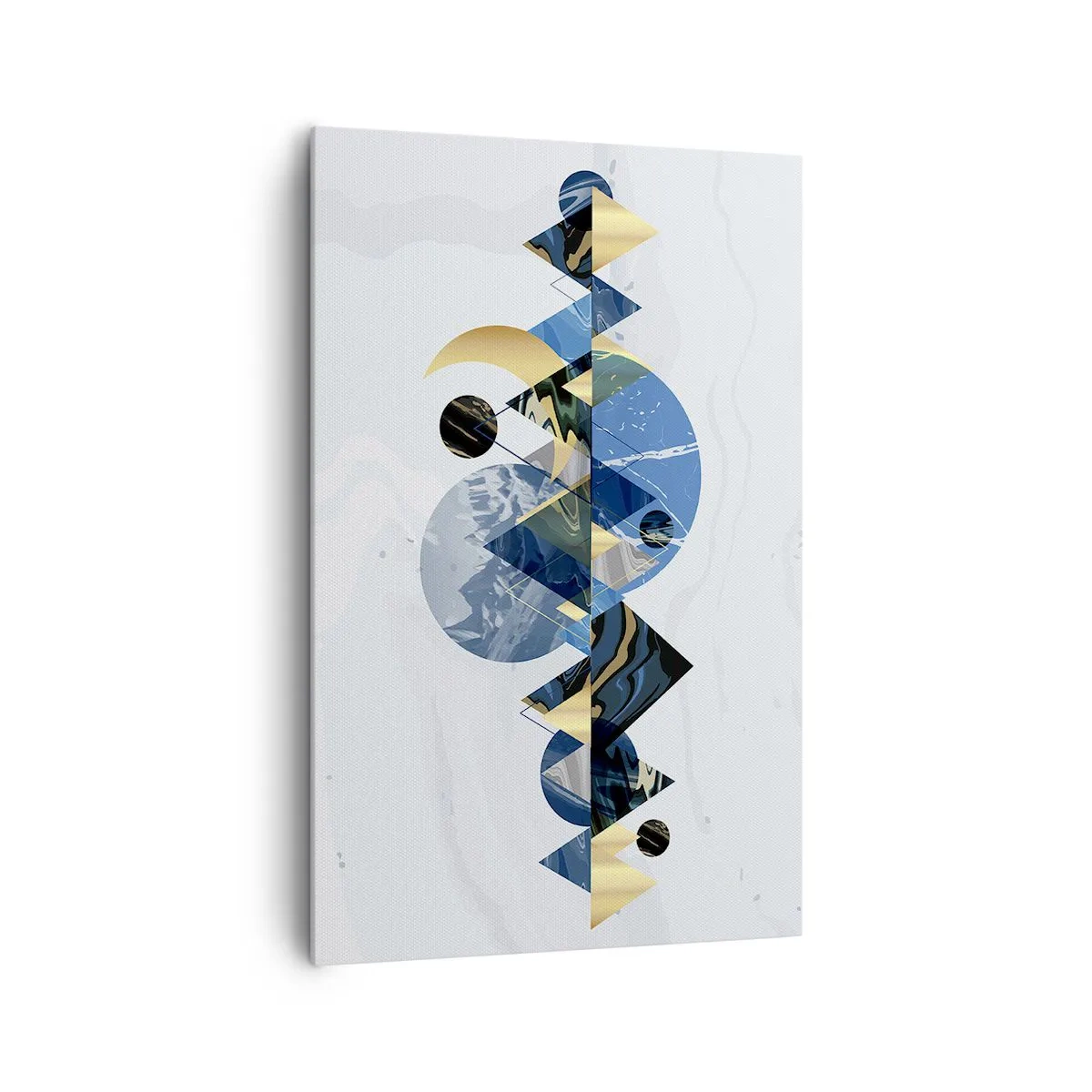 Quadro em tela - Paisagem geométrica - 80x120 cm