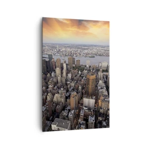 Quadro em tela - O coração pulsante do nosso tempo - 80x120 cm