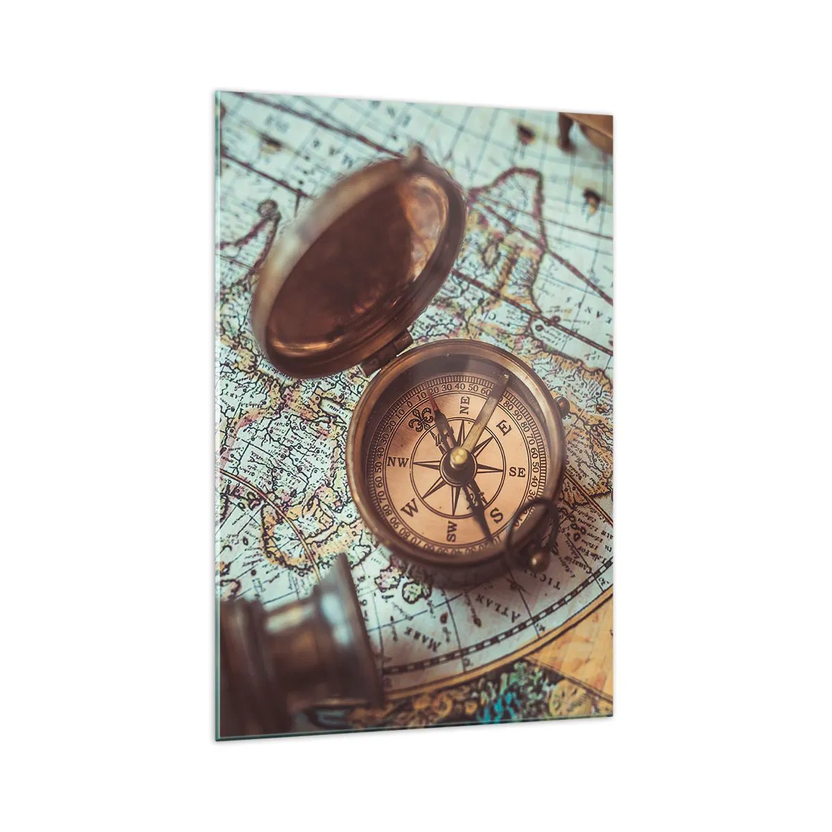 Quadro em vidro - Para o aventureiro - 70x100 cm